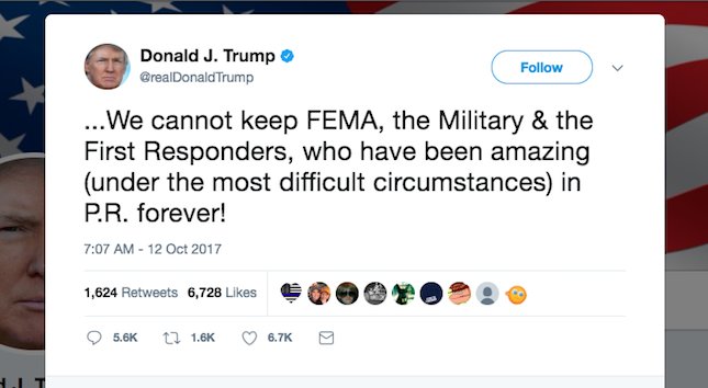 Trump threatens to pull FEMA out of Puerto Rico as 90% remain without power    